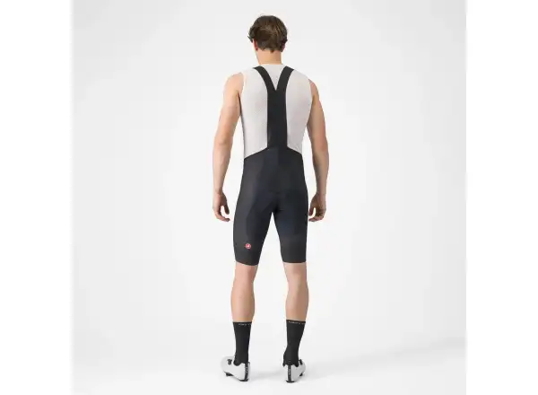 Castelli A/C męskie spodenki z wkładką i szelkami Black