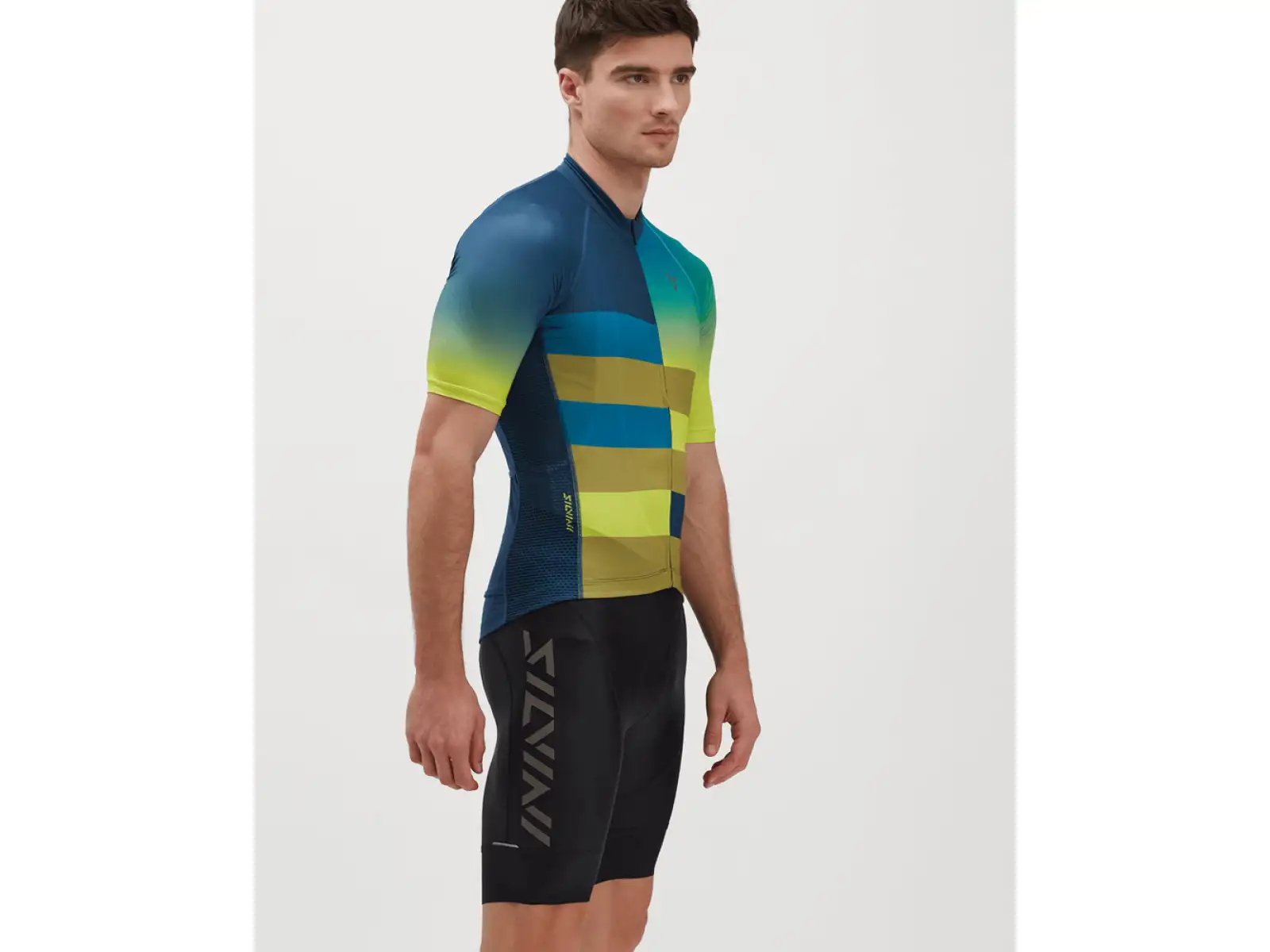 Silvini Mazzano męska koszulka z krótkim rękawem Navy/Lime