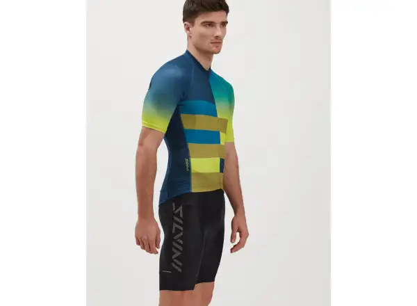 Silvini Mazzano męska koszulka z krótkim rękawem Navy/Lime