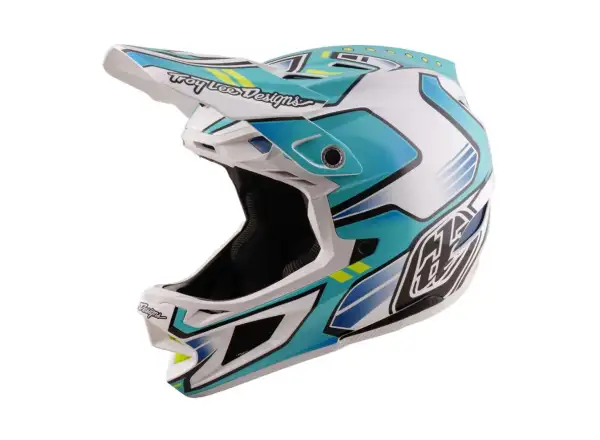 Troy Lee Designs D4 Composite MIPS kask Crest Real Teal