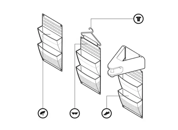 Hiplok organizer czarna