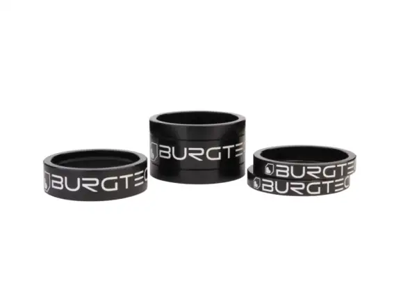 Burgtec Spacer Kit zestaw podkładek pod mostek 5/5/10/20 mm czarny