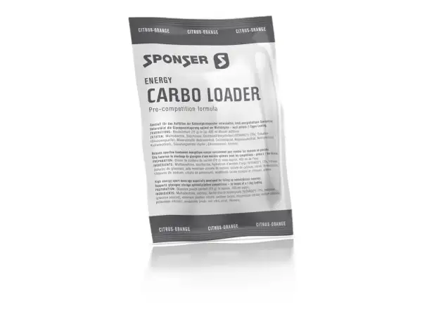 Sponser Carbo Loader 75 g Uzupełnienie zapasów glikogenu Cytrus/Orange