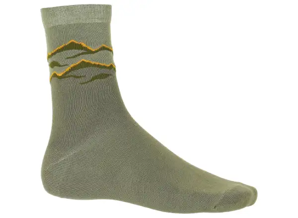 Viking Bamboo Mid męskie skarpety Green