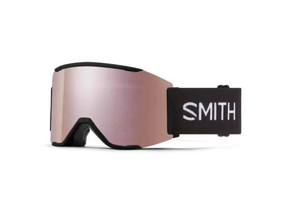 Smith Squad Mag gogle narciarskie Black / ChromaPop Everyday Rose Gold Mirror (2 szyby)