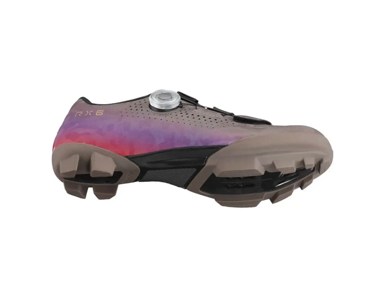Shimano SH-RX600 damskie gravel buty szare/lila