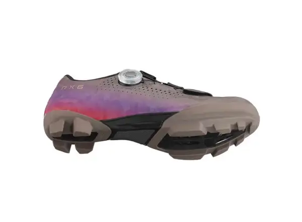 Shimano SH-RX600 damskie gravel buty szare/lila