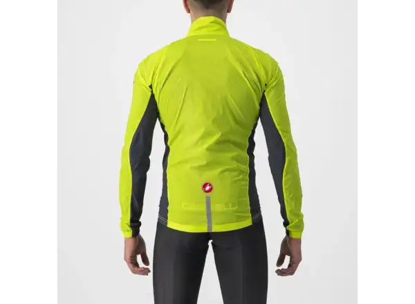 Castelli Squadra Stretch męska kurtka Electric Lime/Dark Grey