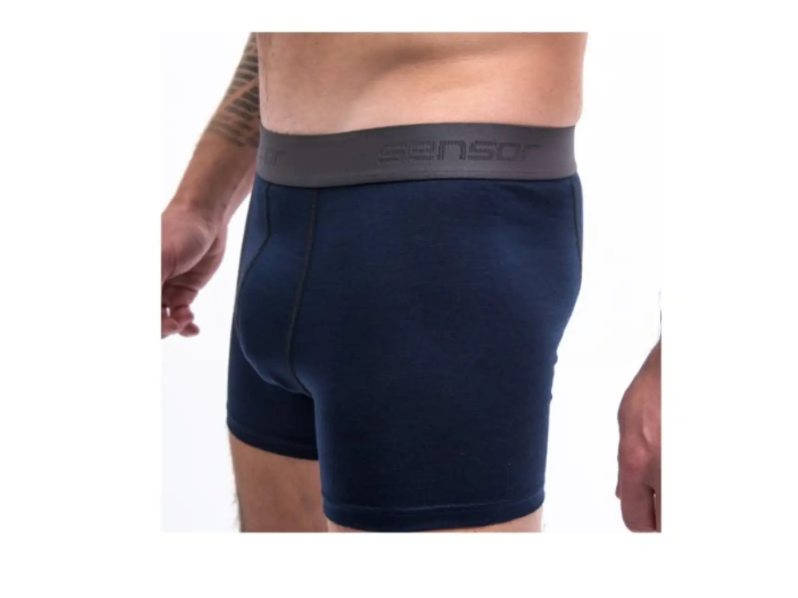 Sensor Merino Active męska warstwa podstawowa czarna