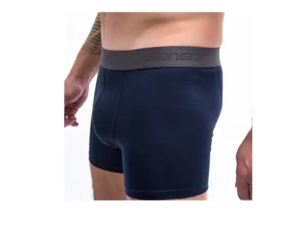 Sensor Merino Active męska warstwa podstawowa czarna