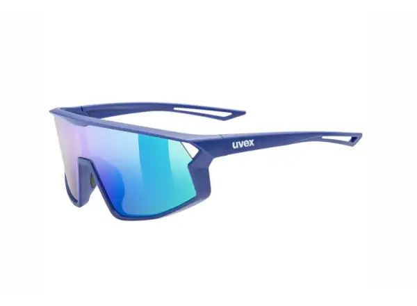 Uvex Skyryse JR. dziecięce okulary Blue Matt/Mirror Green
