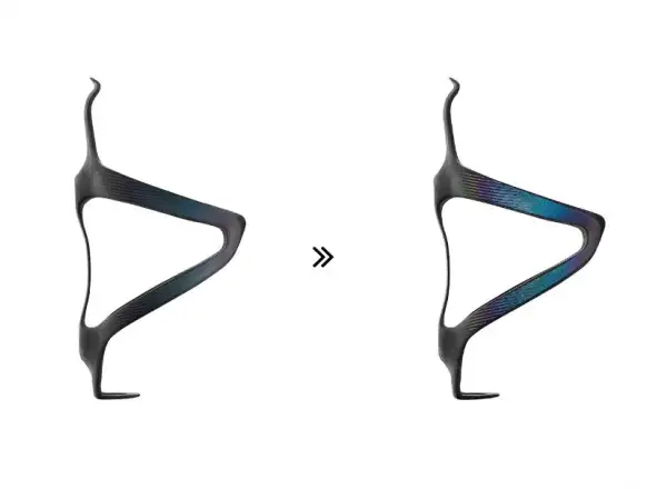 Ciclovation Carbon Spectrum Reflective koszyk na butelkę