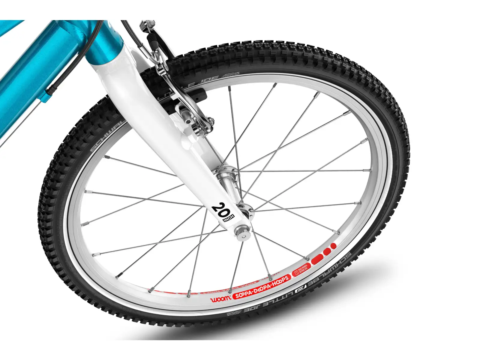 Woom GO 4 rower dziecięcy 20" Metallic Blue