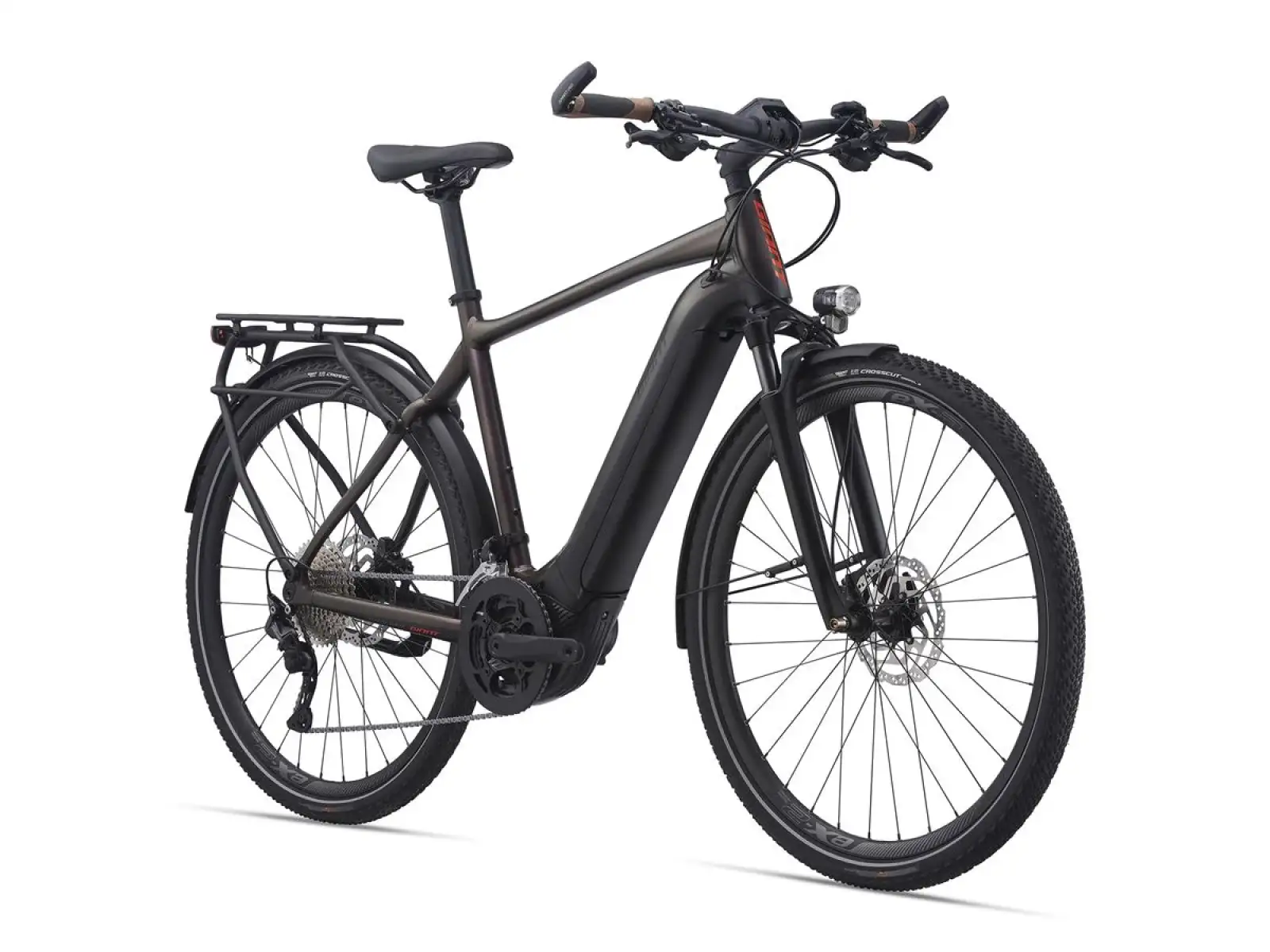 Giant Explore E+1 Pro GTS rower elektryczny trekkingowy rosewood