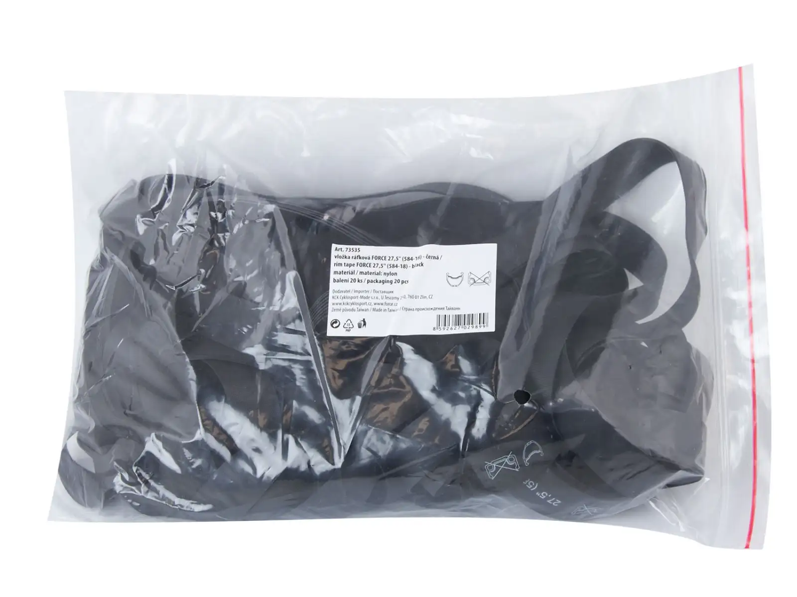 Force taśma do obręczy 27,5" (584-18) czarna