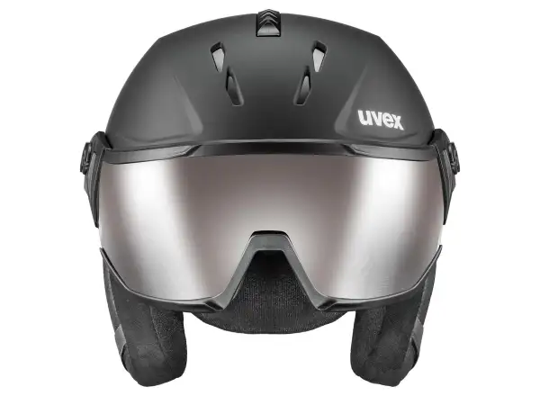 Uvex Instinct Visor Pro V kask narciarski black matt