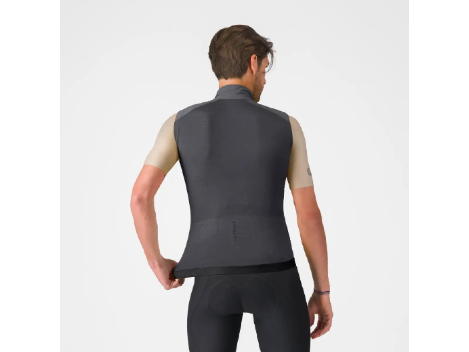 Castelli Espresso 2 męska kamizelka Smoky Gray