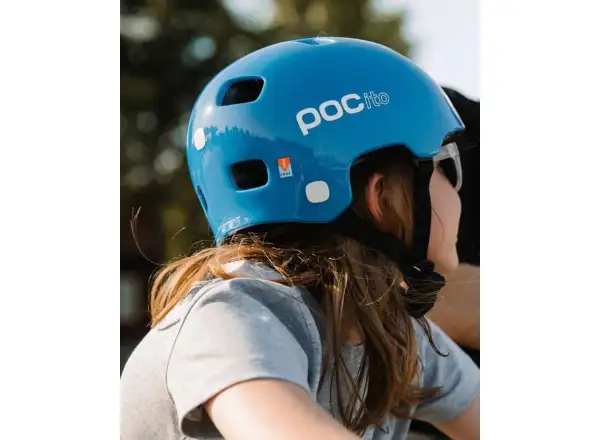 POC POCito Crane MIPS dziecięcy kask Fluorescent Blue