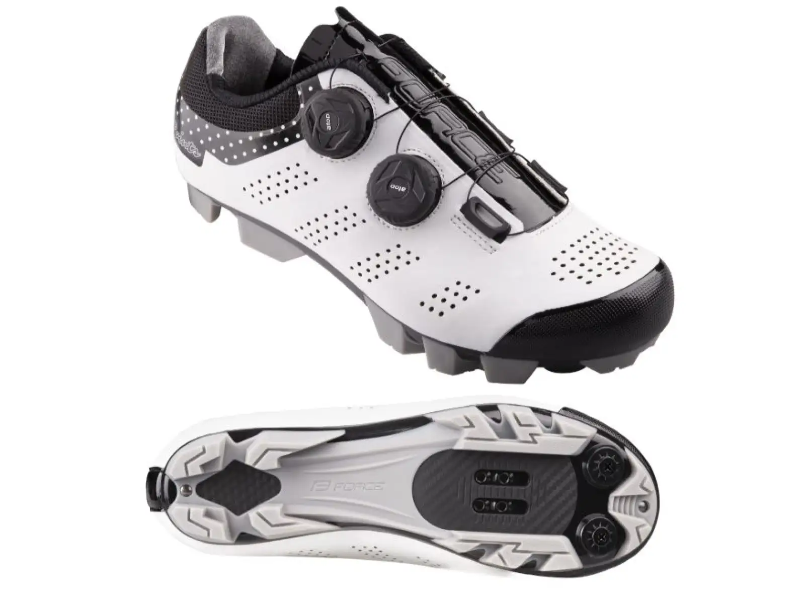 Force MTB Points damskie buty biała/czarna