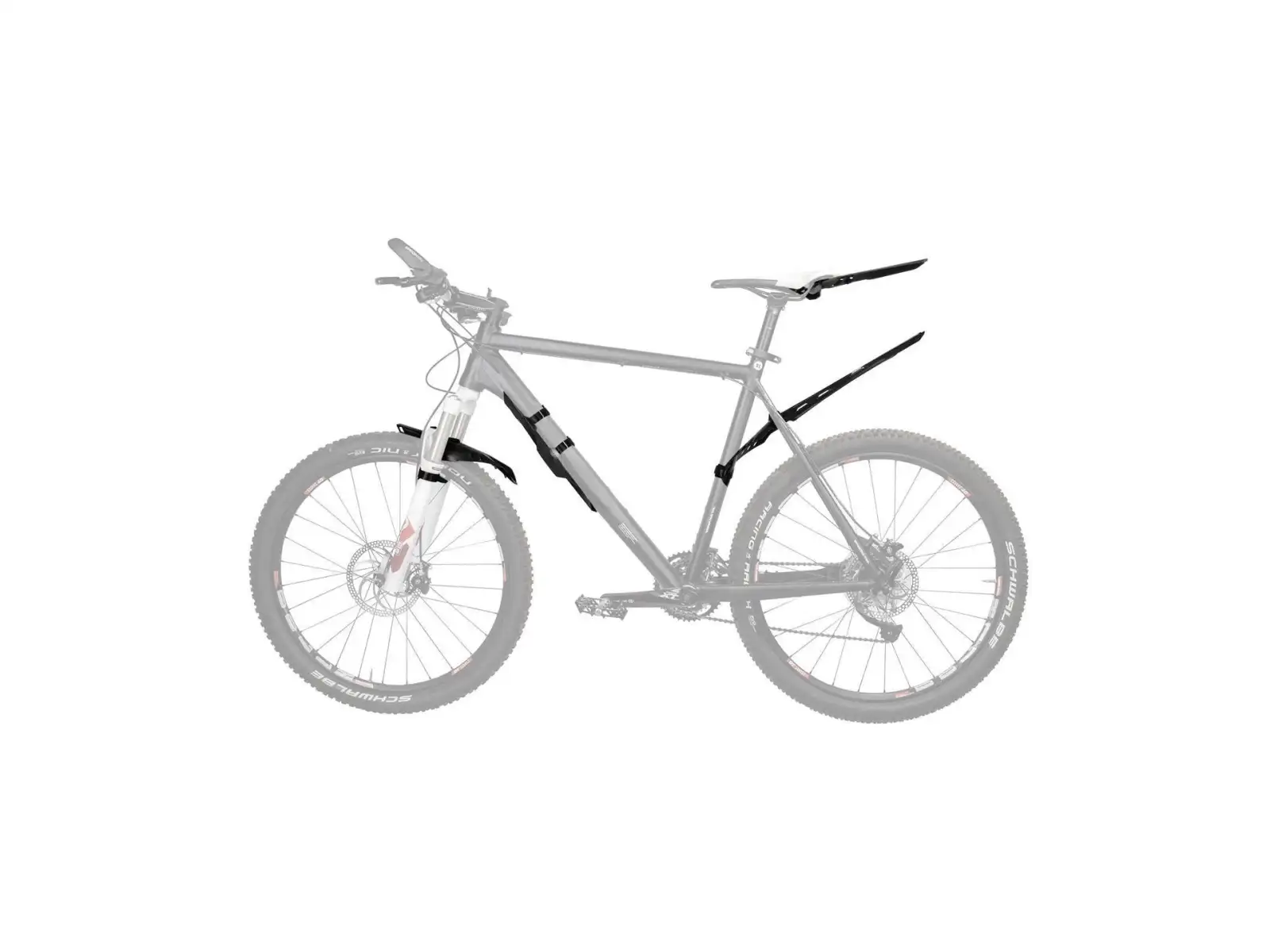 Topeak D-Flash DT przedni błotnik czarna/odblask