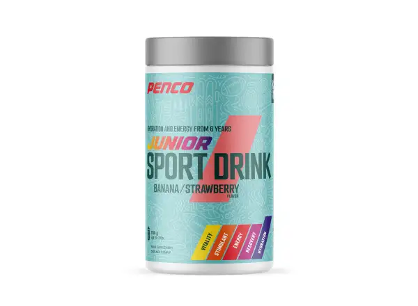 Penco Junior Sport Drink 700 g Napój izotoniczny dla dzieci Truskawka & Banan