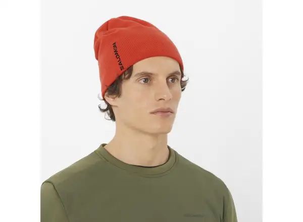 Salomon Graphic Beanie czapka biegowa Cherry Tomato
