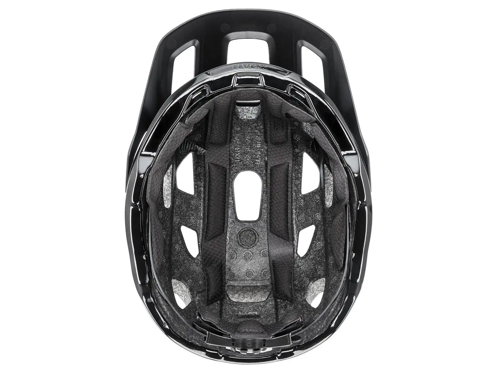 Uvex React kask Black Matt