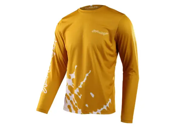 Troy Lee Designs Flowline męski koszulka z długim rękawem Big Spin Gold Flake