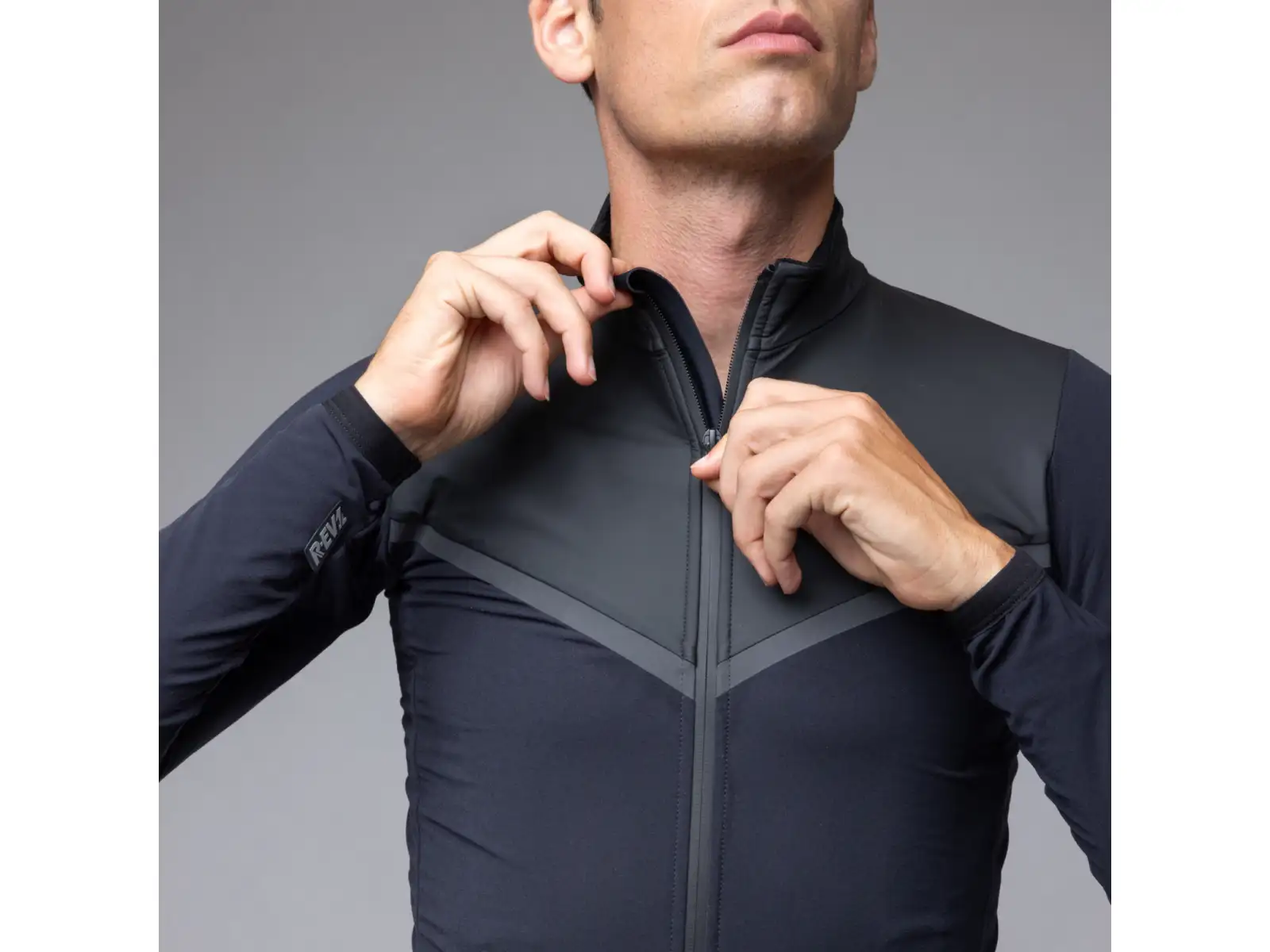 Alé R-EV1 Wool Speed męska zimowa kurtka rowerowa Black