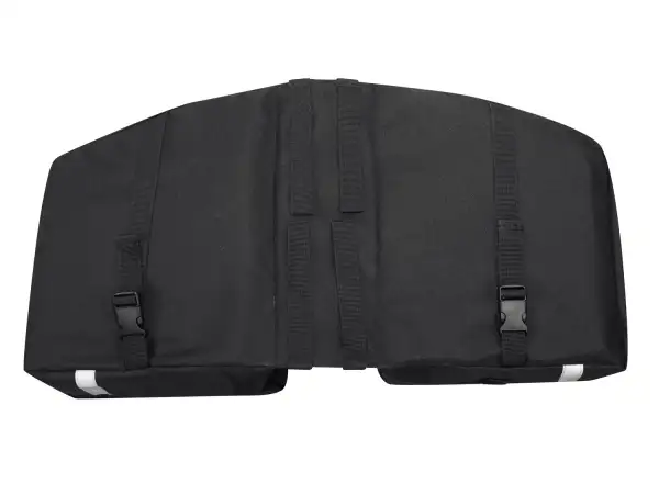 Force Double sakwa na tylny bagażnik 2x10 l czarna