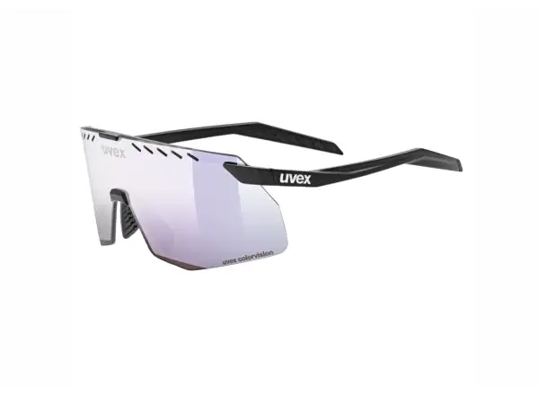 Uvex Pace Stage ColorVision Small okulary Black Matt/Mirror Pink
