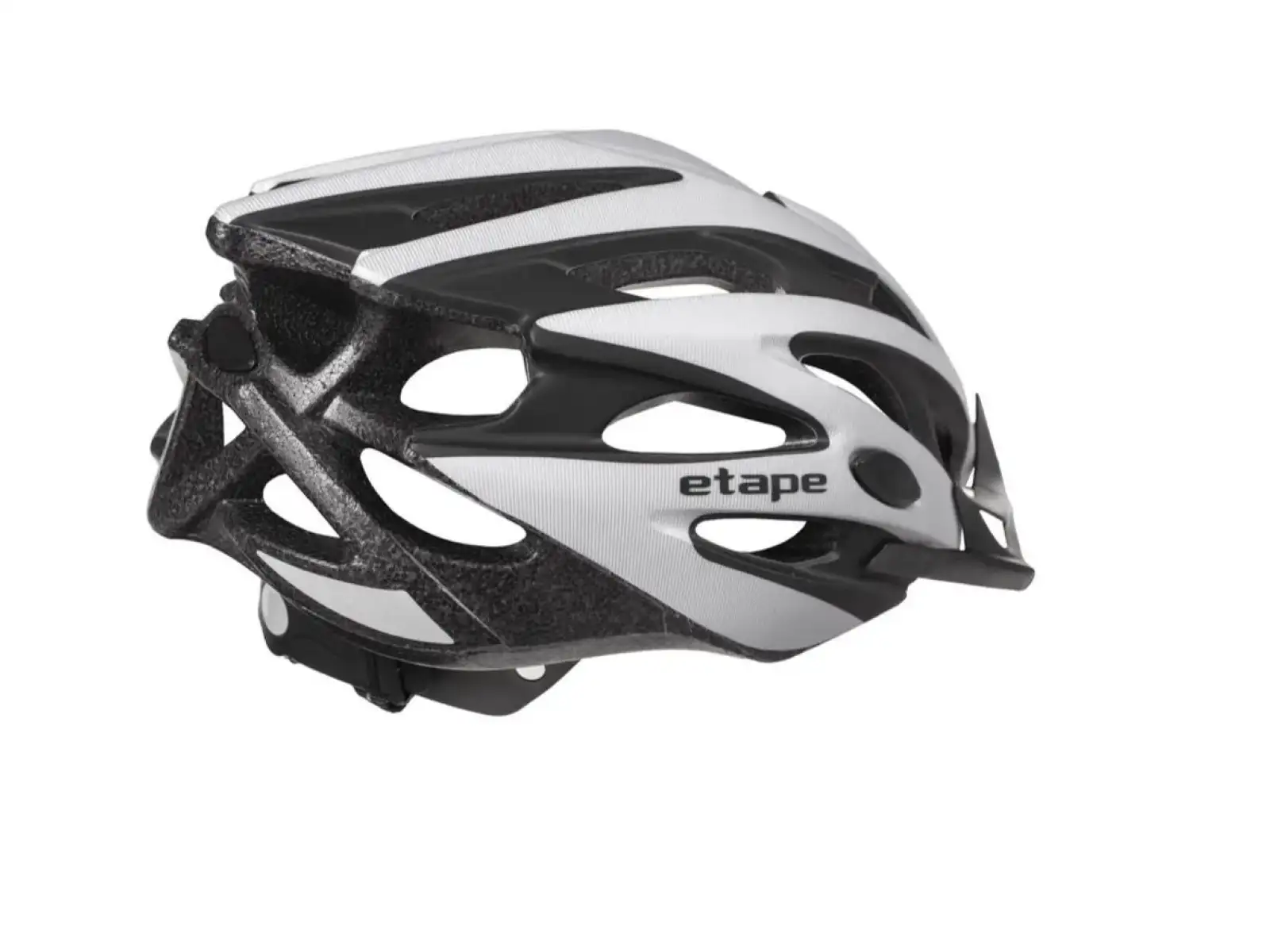 Etape Biker kask rowerowy srebrna/czarna matowa