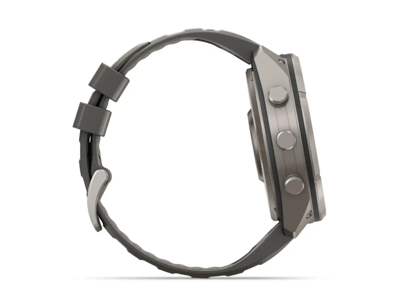 Garmin Fénix 9 Pro inReach Solar 51 mm inteligentny zegarek Titanium Pebble Gray/Silver Gray