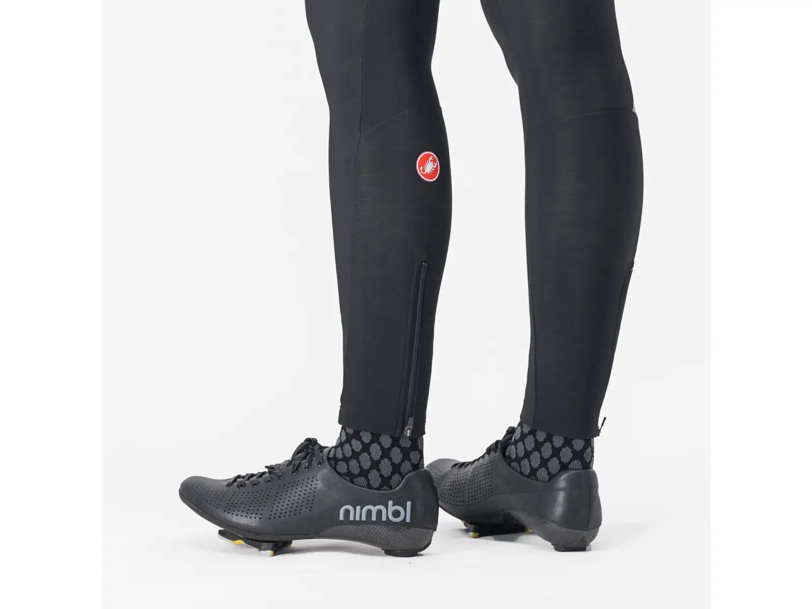 Castelli Entrata damskie spodnie z wkładką black