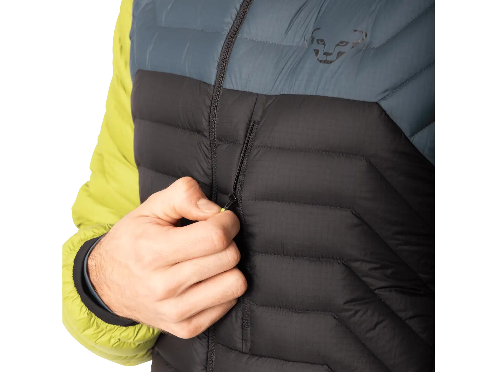 Dynafit Radical RDS Down Hooded męska kurtka Golden lime/0720/0910