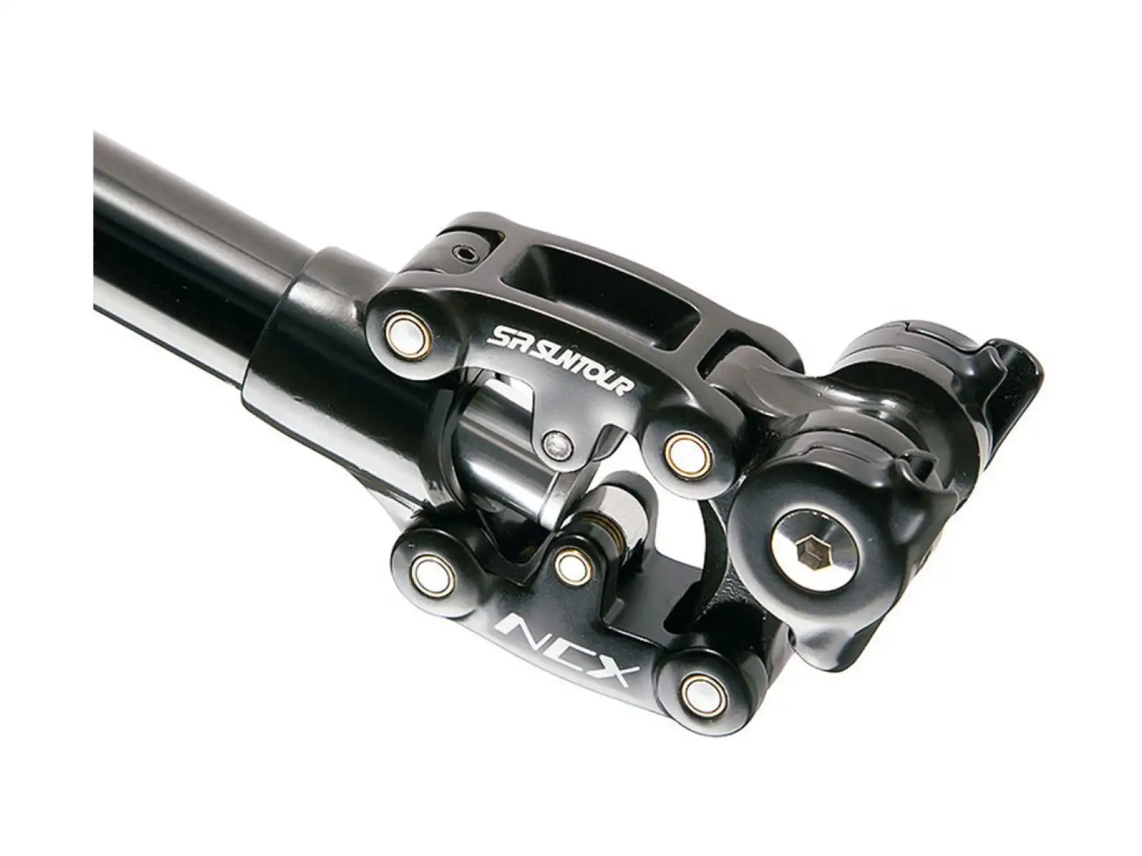 SR Suntour NCX amortyzowana sztyca 400 mm czarna