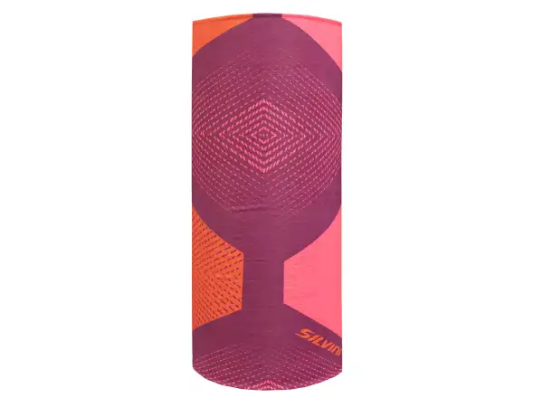 Silvini Motivo wielofunkcyjny szalik Plum/Pink rozm. Uni
