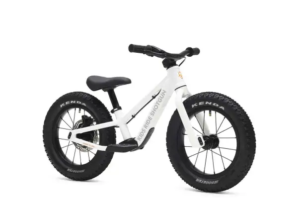 Kids Ride Shotgun dziecięcy rowerek biegowy Dirt Hero 14" z hamulcem 2026 biała