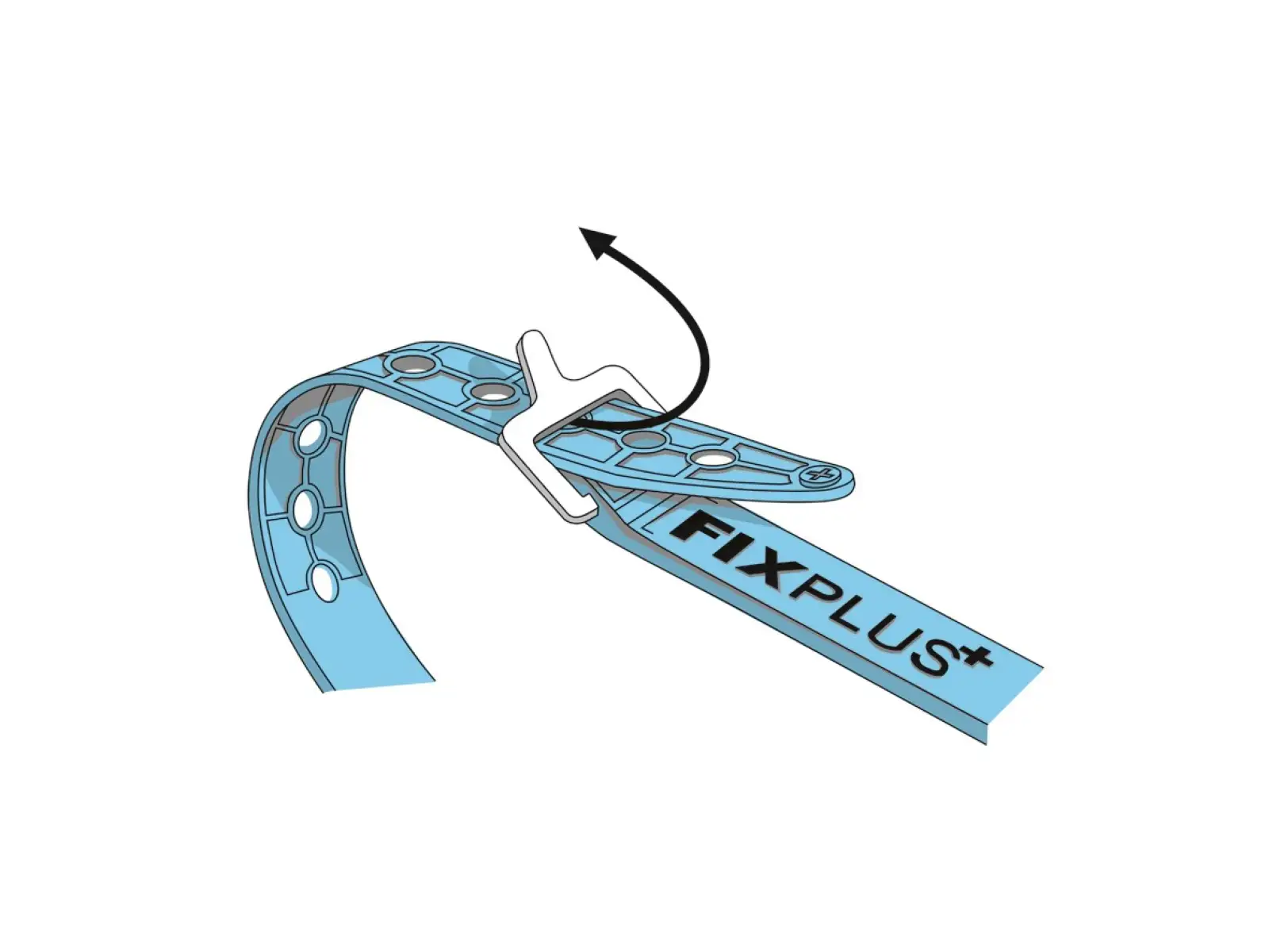 Fixplus Strap opaska zaciskowa 660 mm czarna