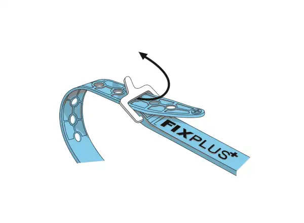 Fixplus Strap opaska zaciskowa 660 mm czarna
