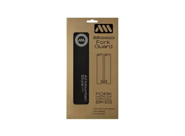 All Mountain Style ochronne naklejki na widelec Black/Silver