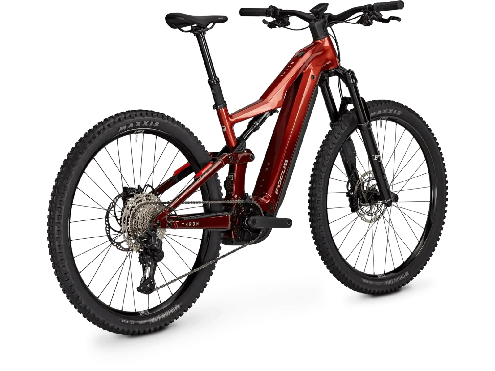 Focus THRON 9 720Wh w pełni amortyzowany rower elektryczny Maroonred / Darkmaroon