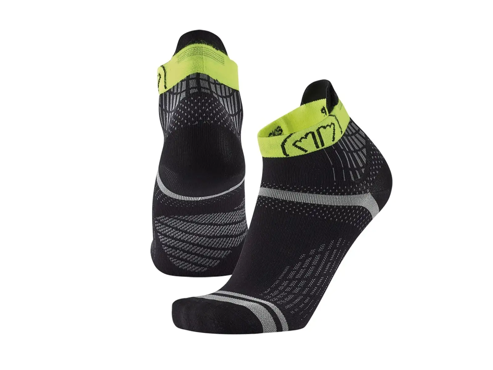 Sidas Run Feel skarpety Black/Yellow
