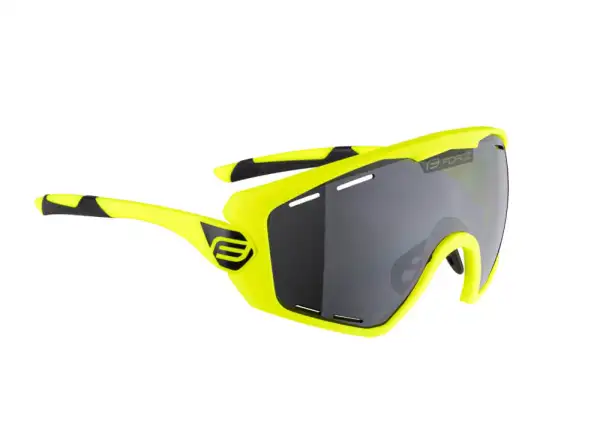 Force Ombro Plus okulary rowerowe fluo/czarne szkła