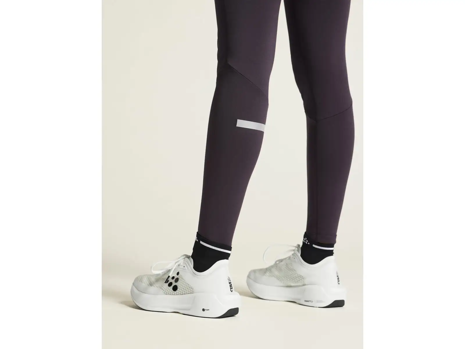 Craft ADV SubZ Wind damskie legginsy do biegania fioletowa