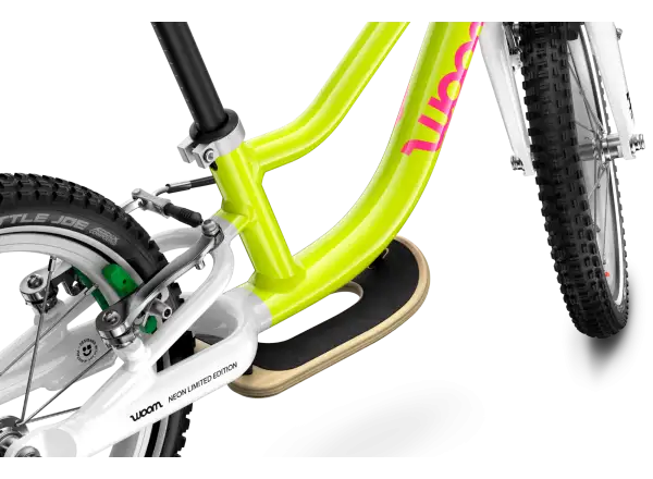 Woom GO 1 rowerek biegowy dla dzieci neon lime