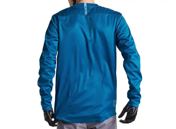 Troy Lee Designs Flowline męska koszulka z długim rękawem Slate Blue