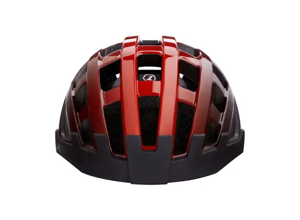 Lazer Compact DLX kask Czerwony/Czarny, roz. Uni (54-61 cm)