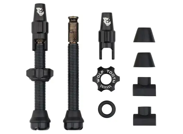 Wolf Tooth bezdętkowe wentyle Click Valve kit 44mm czarna