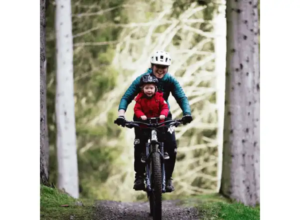 Kids Ride Shotgun MTB siodełko i kierownica na ramę czarna